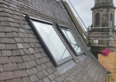 George Street | Strip and re-slate, re-render and new Velux windows