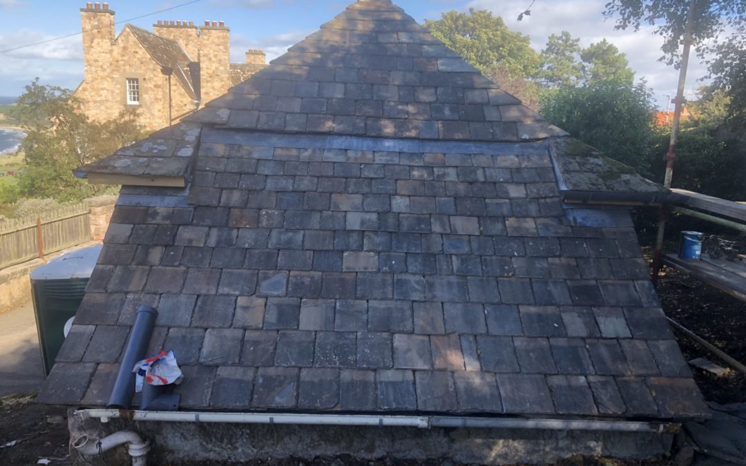 Corner House | Slate and gutter repairs
