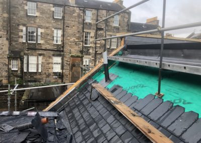 Hill Street North Lane | New slating and lead works